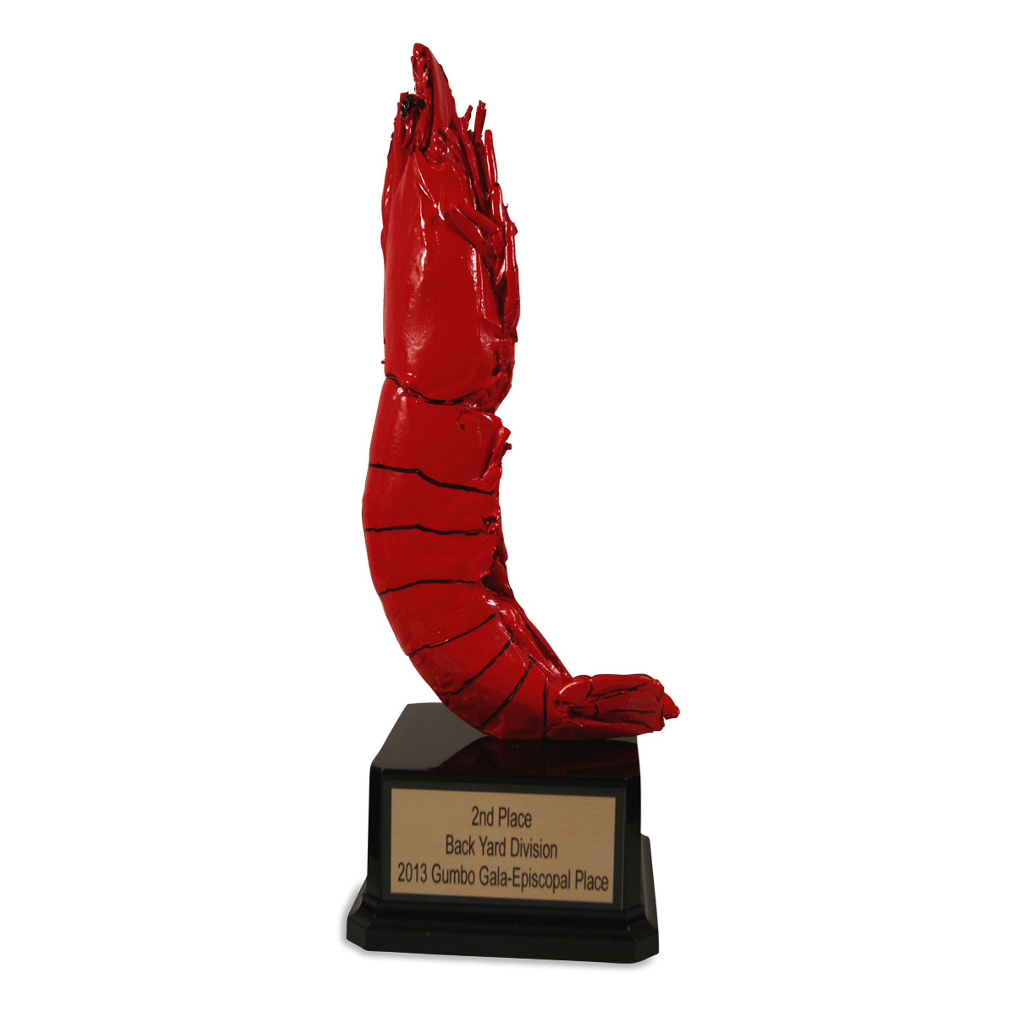 the prized shrimp trophy